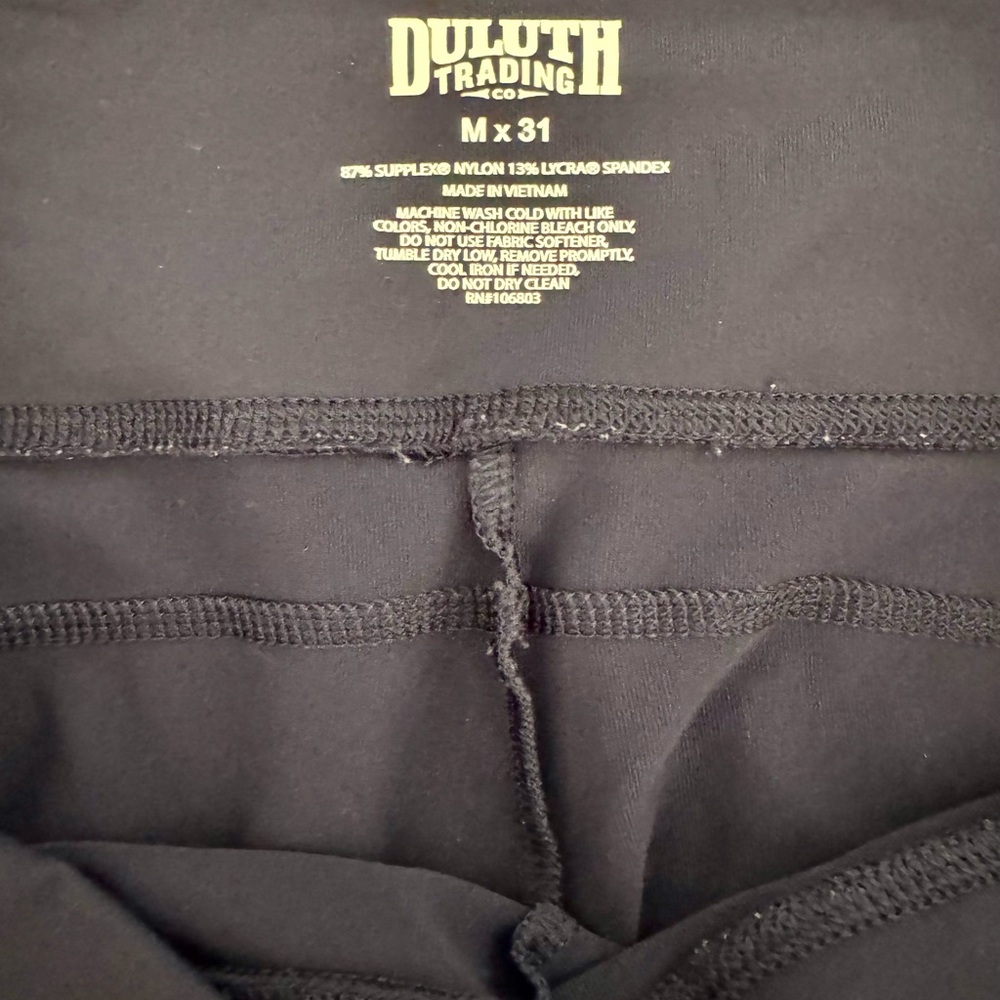Duluth Trading Co Women's Navy Leggings - Picture 4 of 5